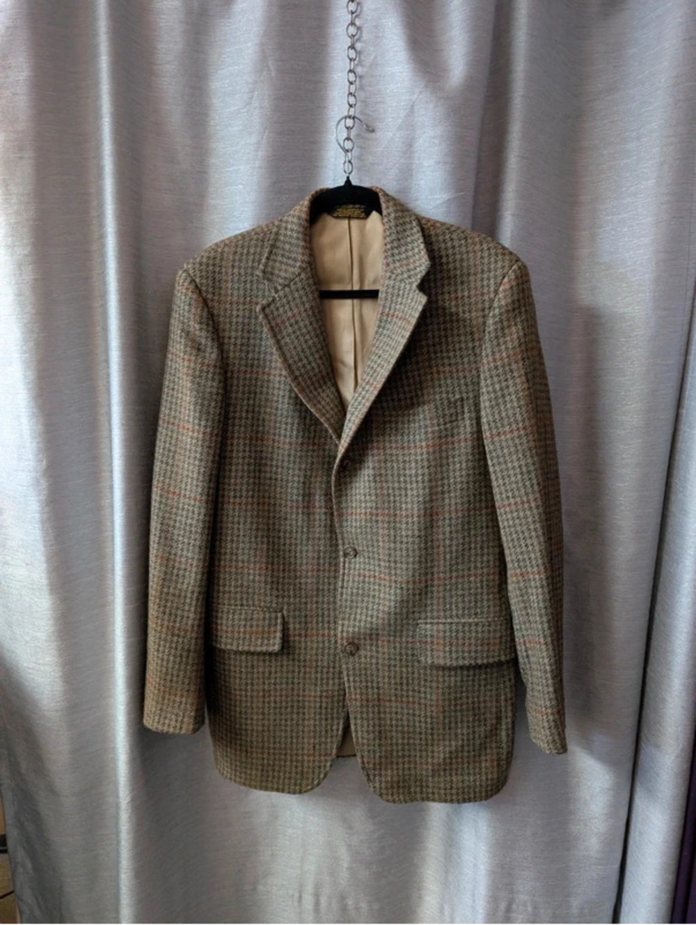 SOLD Harris Tweed Vintage 70s Handwoven Tweed Sport Coat M